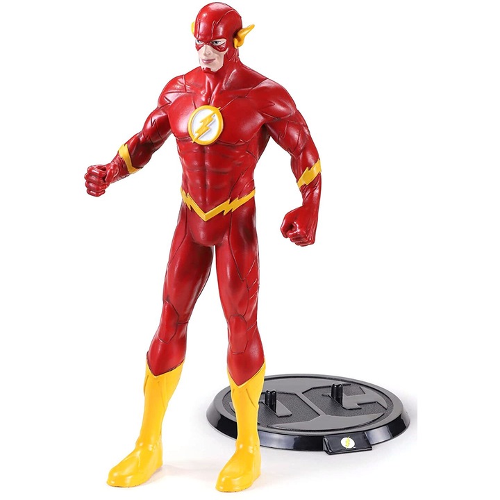 Figurina de actiune The Noble Collection DC Comics: The Flash - The Flash (Bendyfigs) 19 cm