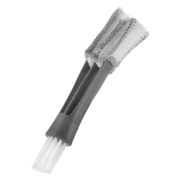 Perie 2 in 1 auto, pentru curatat grila de ventilatie si bord, 18x2.5cm