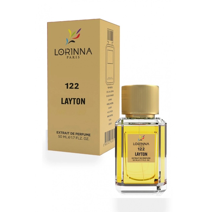 Extract de parfum Lorinna Layton nr.122 de barbat 50 ml