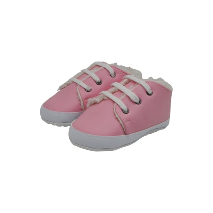 Pantofi imblaniti pentru bebelusi, Mini Junior, PNTF-MJ4, Roz 114532