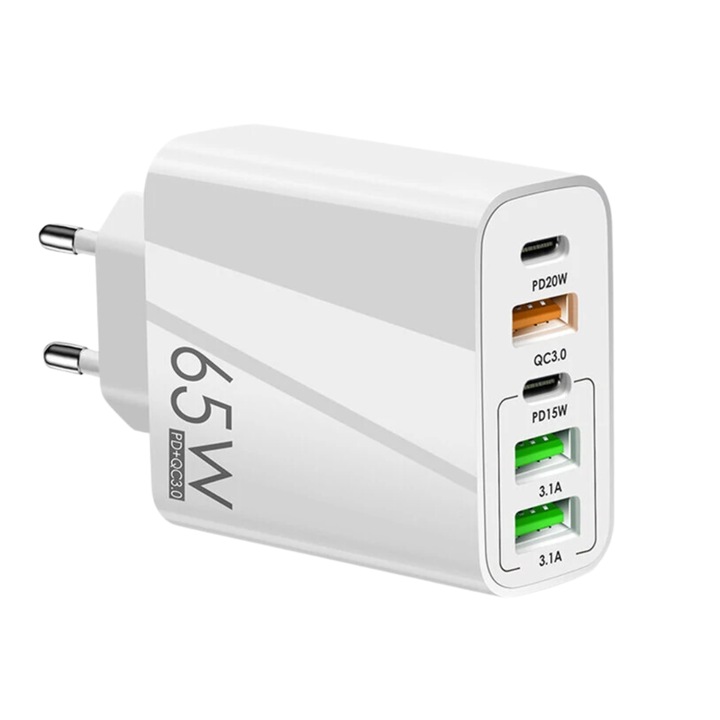 Incarcator 5 Porturi USB - Fast Charger Telefoane Tablete si alte dispozitive reincarcabile - ProToolsGarage