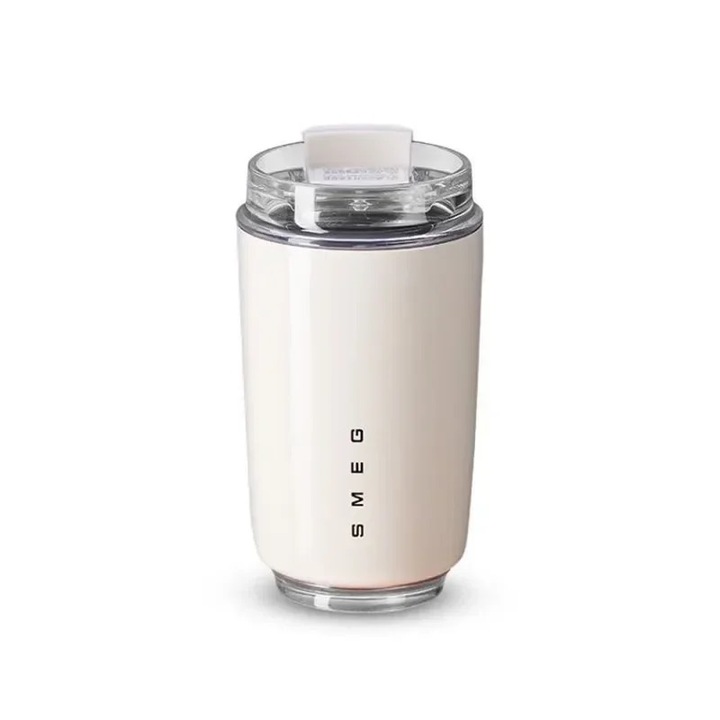 Термос чаша Smeg, 240 мл, бежов