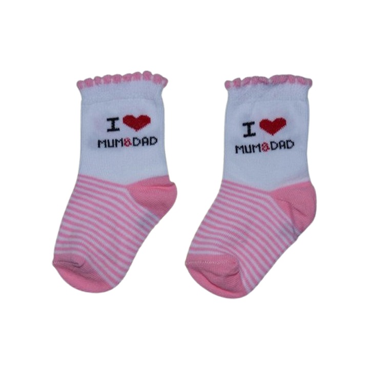 Sosete pentru fete, Mini Junior, SSTMJ-18R, Roz 113835
