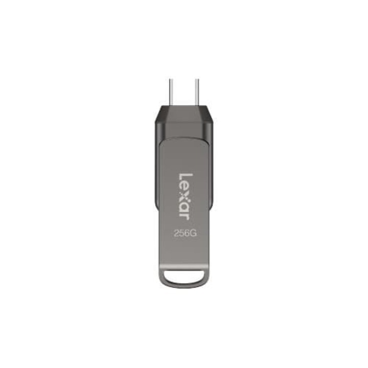 USB памет, Lexar, 256 GB, USB Type-C 3.2 Gen 1, сива