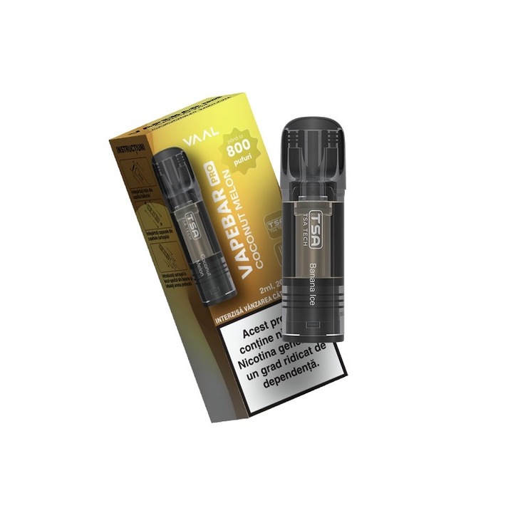 Cartus Vapebar PRO 800 pufuri 20mg - Coconut Melon