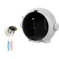 Suport pentru periuta de dinti pentru baie Astronaut, montat pe perete, suport elegant pentru periuta de dinti, 1 bucata, alb