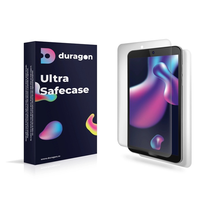 Set folii de protectie ecran si spate, pentru TCL NxtPaper 14, din silicon