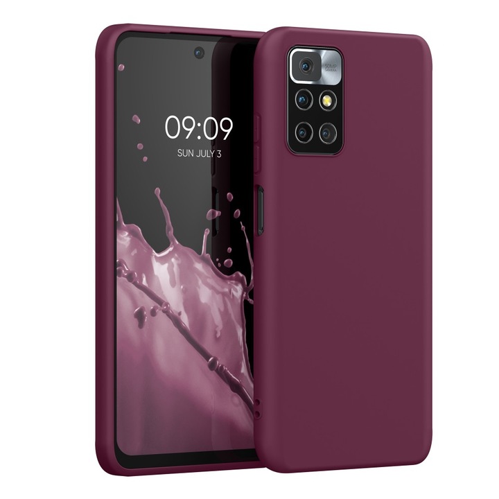 Xiaomi Redmi 10 / Redmi 10 (2022) kompatibilis tok, szilikon borítás, mikroszálas belső, kameravédelem, Visiniu, atlas