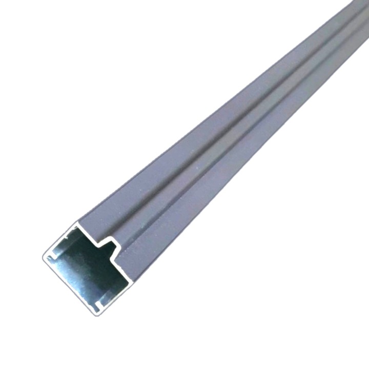 Sina gard, aluminiu, Naimeed D6478, 180x2.7x2.4 cm, Gri