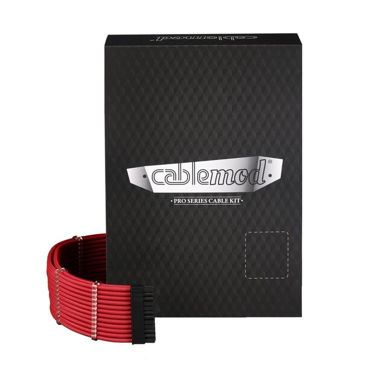 Cablu de alimentare intern CableMod 0.7 m, 8-pin EPS12V, rosu