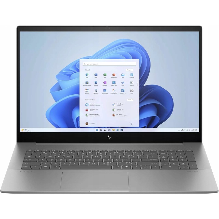 Laptop HP Envy 17, Intel Core Ultra 7 155U, 32 GB, 1 TB SSD, FHD Touch, NVIDIA GeForce RTX 3050, 17,3"