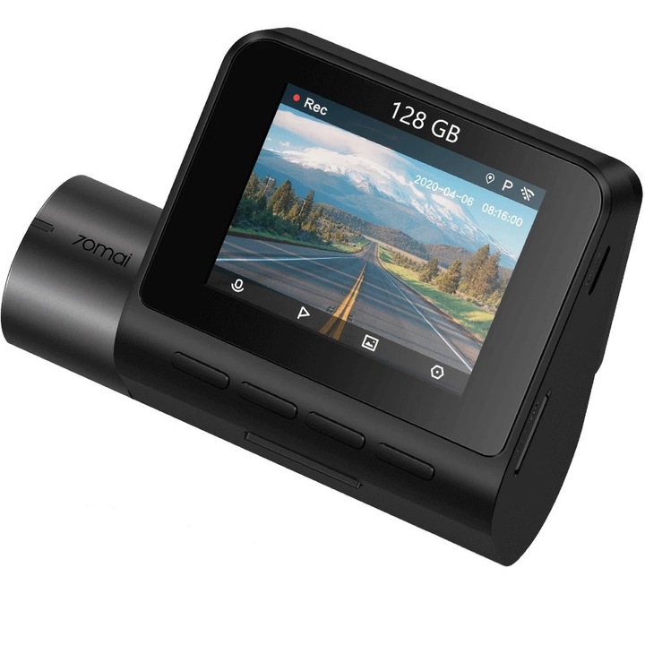 Автомобилна камера 70mai Dash Cam Pro Plus+ A500SM с 128GB памет, 2.7K, IPS 2.0", GPS, Wi-Fi