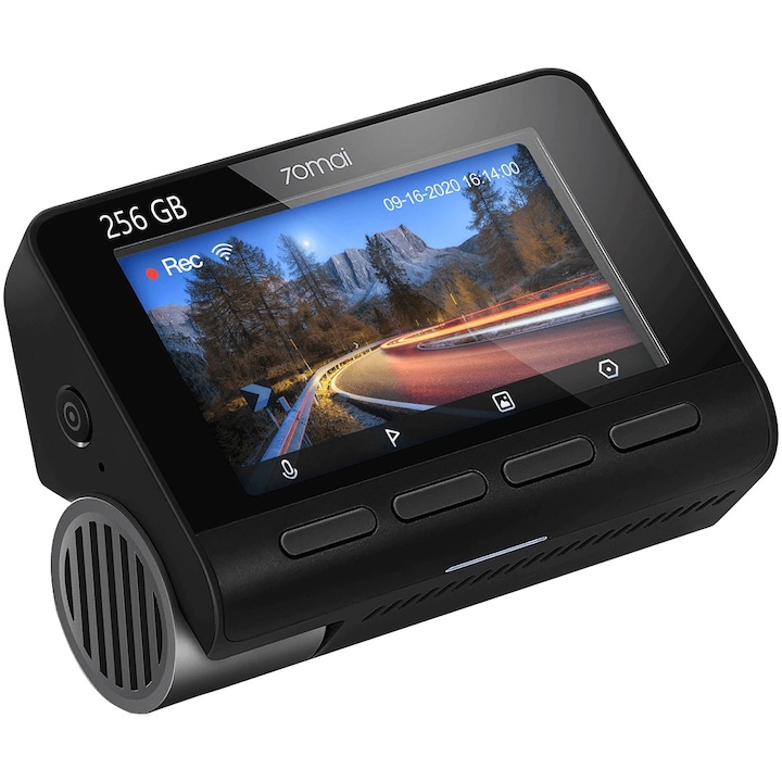 Автомобилна камера 70mai Dash Cam A800SM с 256GB памет, 4K, IPS 3.0", GPS, Wi-Fi