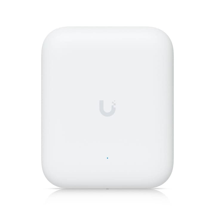 Точка за достъп Wi-Fi 7 Ubiquiti UniFi U7 Outdoor, 2.4x5 GHz, 4300 Mbit/s, бяла, 1.2 kg