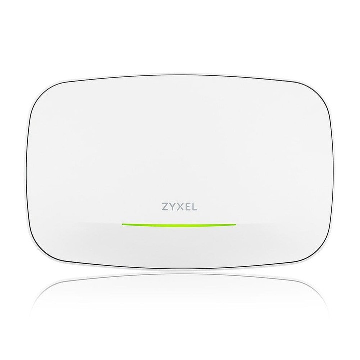 Точка за достъп Wi-Fi 7 ZyXEL WBE530, 2x2, PoE+, Бял, 250x160x47mm
