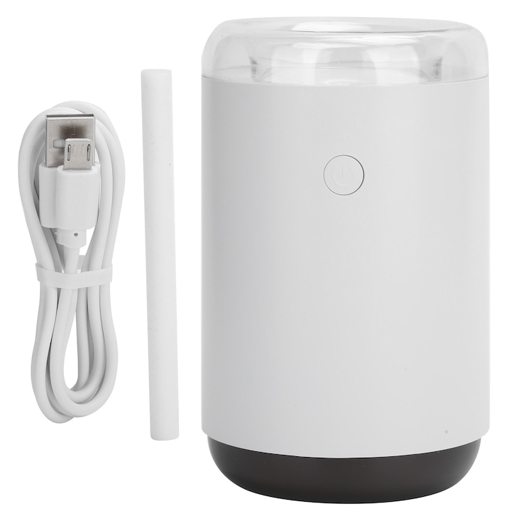 Umidificator Jormftte 400ml cu control de la distanta, design din lemn, 7 culori, 10-30m