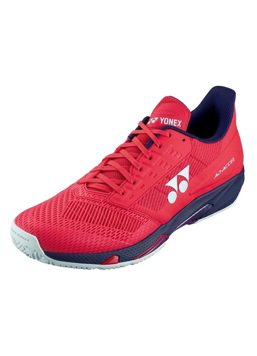 Pantofi badminton barbati Yonex, sintetic, rosu/bleumarin