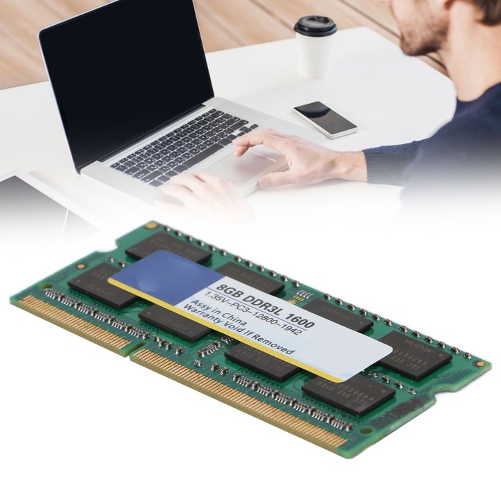 Памет за лаптоп DDR3L 8GB 1600Mhz Longziming, 204PIN, многоцветна