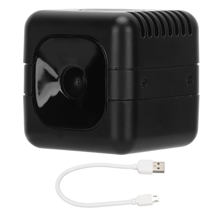 Camera de securitate Jormftte Wifi HD, viziune nocturnă, suport card de memorie 128GB, 100-240V