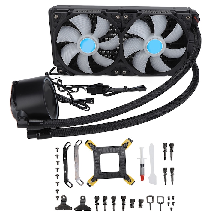 Cooler Procesor Jormftte, Aluminiu, 3pin, 5V, pentru laptopuri HASEE K590S-I7