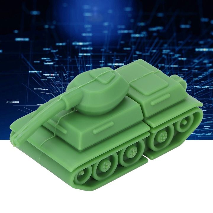 Jormftte 16 GB-os flash memória, tartály alakú, szilikon, USB 2.0