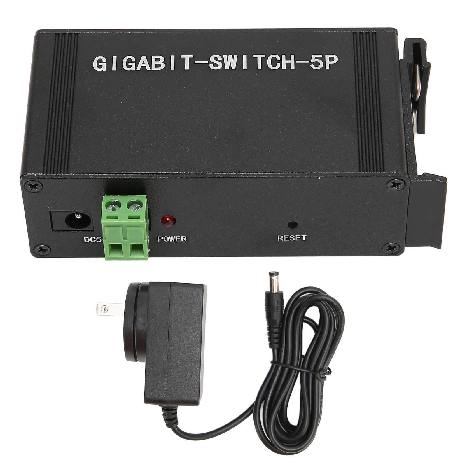 Switch Ethernet Gigabit 5 Porturi, Mmgoqqt, Aluminiu, 10/100/1000M