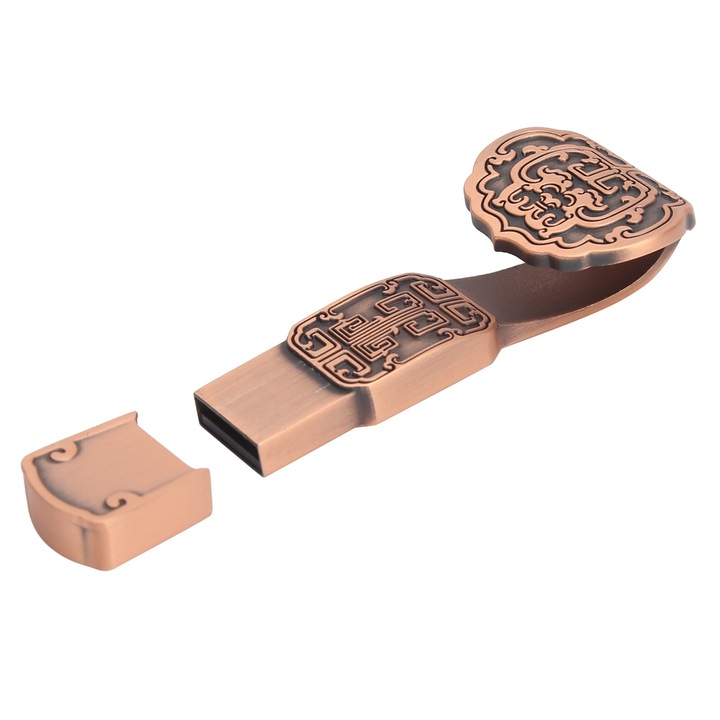 USB флаш памет, 32GB, метална, 2.0, за съхранение и споделяне на данни