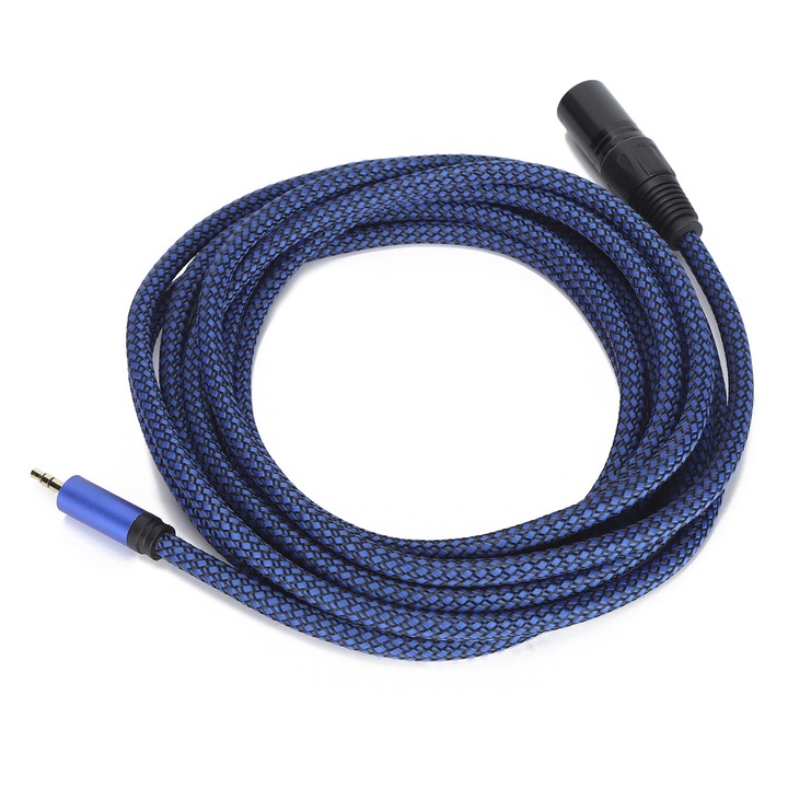 JORINDO XLR anya-3,5 mm-es dugós kiegyensúlyozott jelkábel 1/8 hüvelykes mikrofon csatlakozókábel JD6046‑4M