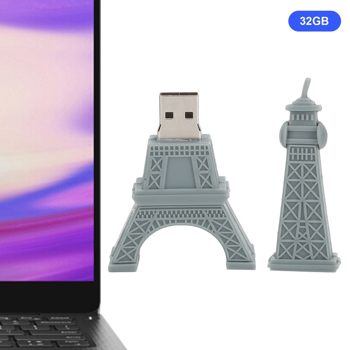 Jormftte 32GB USB flash meghajtó, szilikon, hordozható, nagy átviteli sebesség