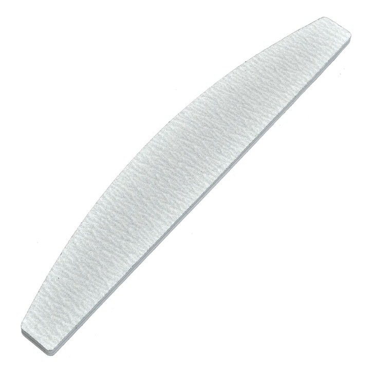 Professzionális, ívelt körömreszelő, ezüst, 180/220 keménység, 18 cm hosszúság, MYONNA IT & E-COMMERCE ®