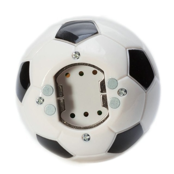 Отварачка за бутилки със звук, Gadget Master, Форма на футболна топка, Магнит, Модерен дизайн