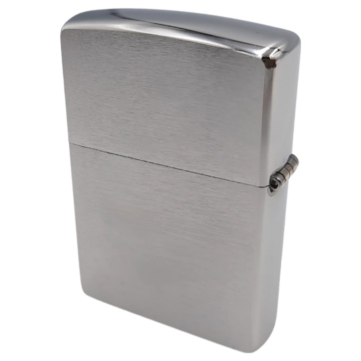 Bricheta Zippo, argintiu, 5.7x3.9x1.3cm