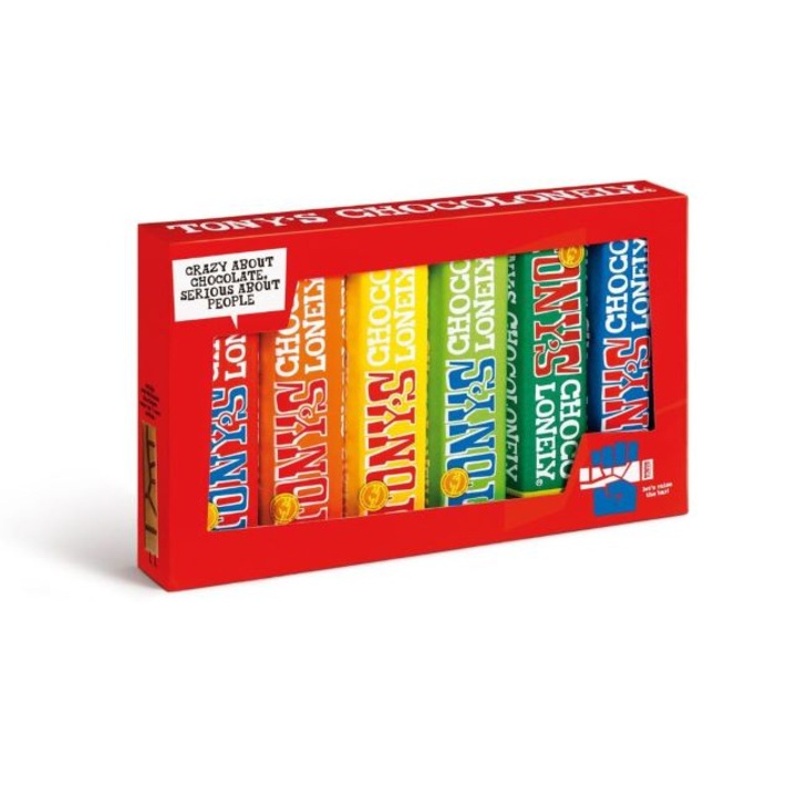 Tony's Chocolonely Tasting (6 x 47/50 gr.)