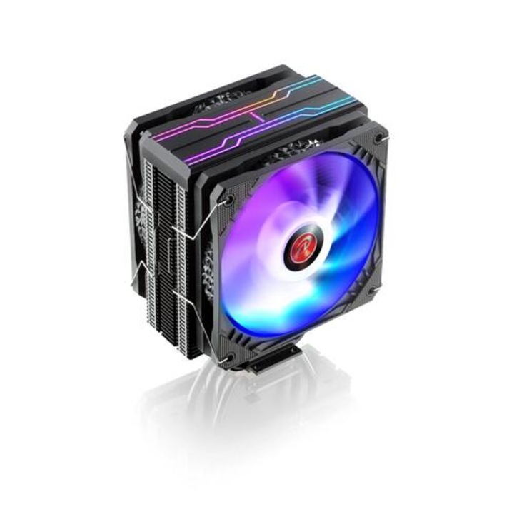 CPU hűtés, Raijintek ELEOS 12 DUO RBW - Címezhető RGB