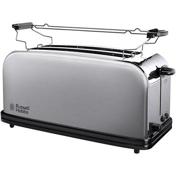 Prajitor de paine Russell Hobbs Chester 23520-56, 1600 W, 4 felii, 2 fante lungi extra late, Inox Prajitor de paine Russell Hobbs Chester 23520-56, 1600 W, 4 felii, 2 fante lungi extra late, Inox