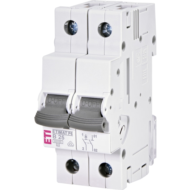Intrerupator de circuit etimat p6 1p+n b25 001900112