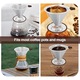 Filtru de cafea fara hartie filtru reutilizabil 800 mesh, Filtru permanent de cafea, otel inoxidabil, cu suport anti alunecare, argintiu