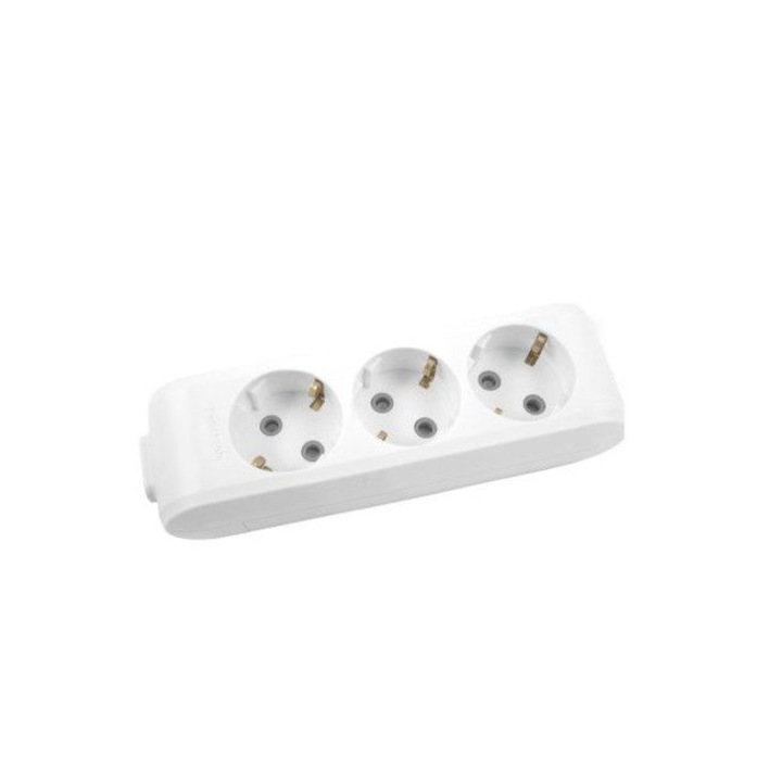 Datamaxx Удължител 3 гнезда 16A 3500W бяла