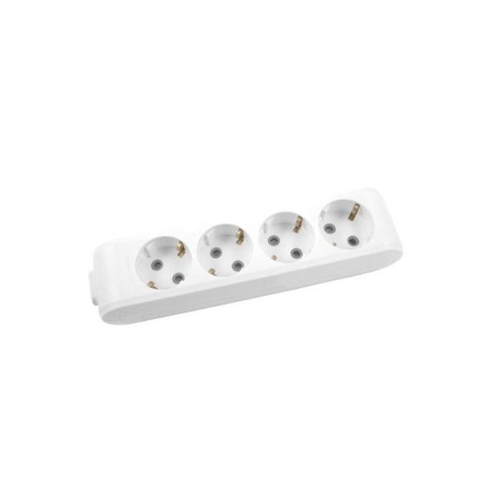 Cap Prelungitor Datamaxx 4 prize 16A 3500W alb