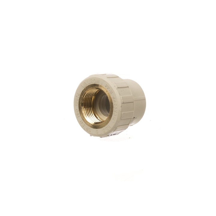 Racord teava PPR, filet interior, Ø 20 mm x 1/2', PN 25, gri