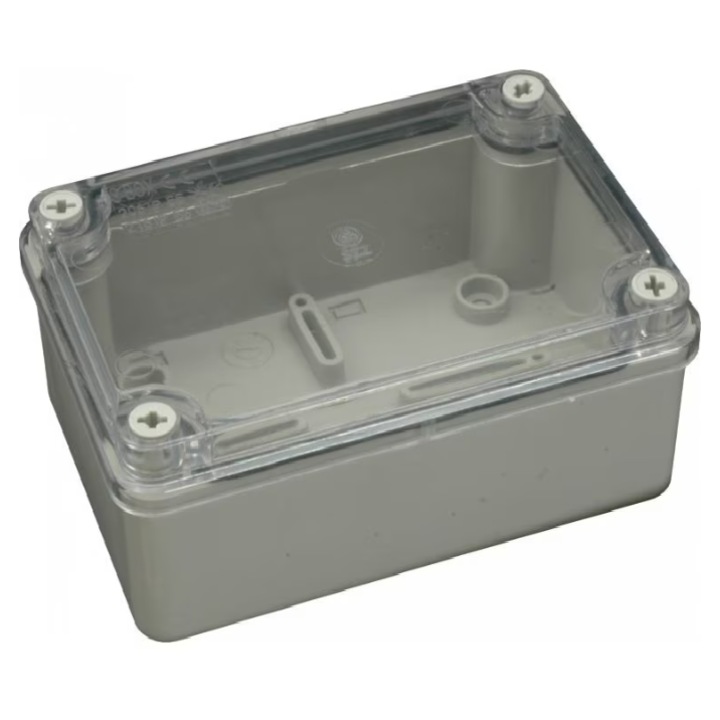 Doza derivatie Pawbol, aparenta, 240x190x90 IP65 GRI cu capac transparent