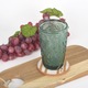 Pahar Sticla Tropical, Verde, Capacitate 380ml, Set 4 Bucati