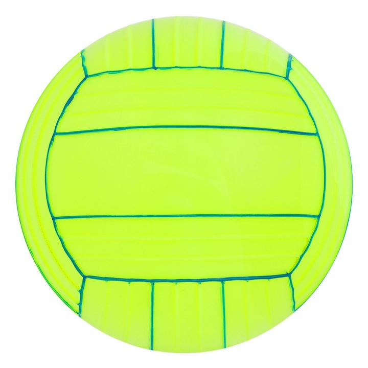 Minge din Plastic Volei Galbena Fluo pentru Plaja 23cm
