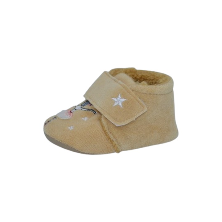 Pantofi imblaniti pentru bebelusi, Mini Junior, PNTF-MJ10, Bej 114617