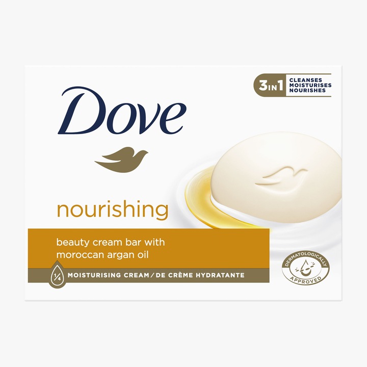 Комплект Крем Dove с арганово масло 4 броя х 90гр