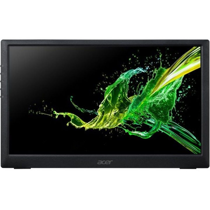 Hordozható monitor LED IPS ACER PM161QB, 15,6", Full HD, 60 Hz, AMD FreeSync, HDR10, fekete, D OSZTÁLY