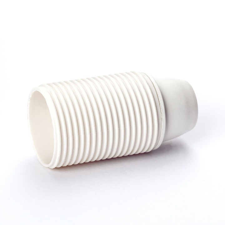 Soclu E14, Alb, Filet Interior M10x1, Filet Exterior 27mm, Inlatime 54mm, PVC ORION