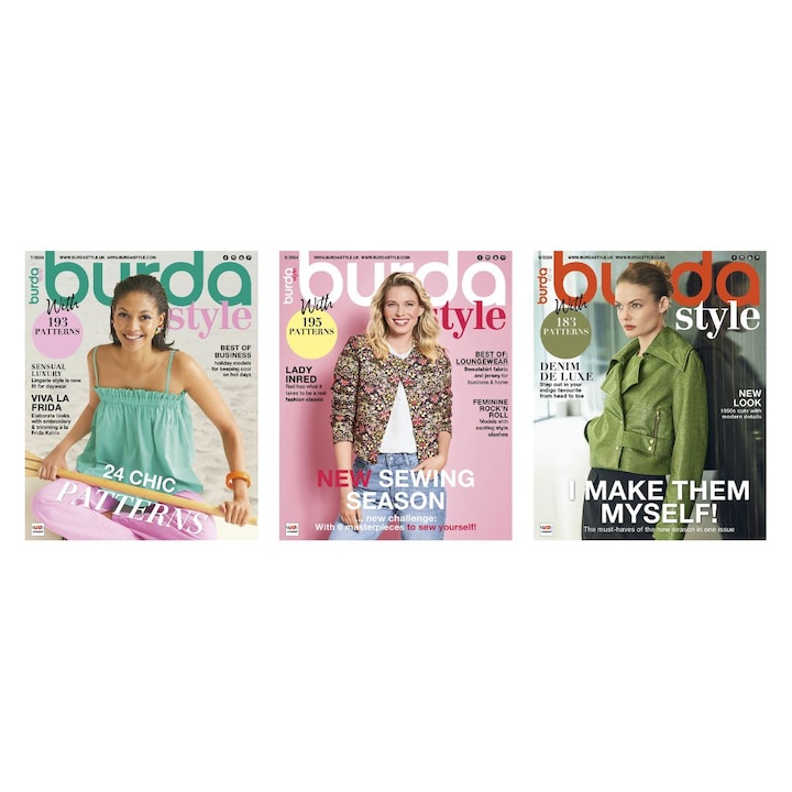 Revista Burda Style Trio vara 2024 Iulie - Septembrie 2024