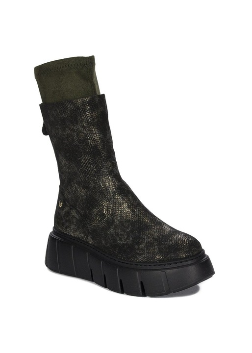 Ghete elegante Maciejka 0676609008, Piele naturala, Negru