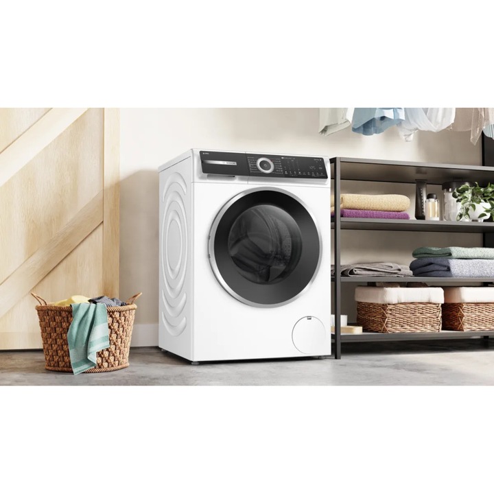 Masina de spalat rufe frontala Bosch WGH256A6BY, 1600 RPM, VarioSpeed, Home Connect, Display LED, Clasa A